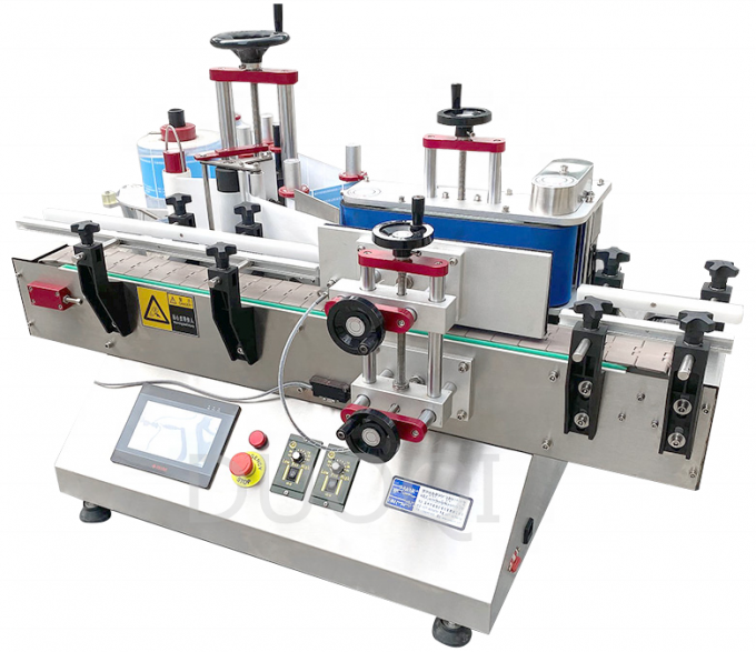 Desktop Round Bottle Labeling Machine Rustproof Semi Automatic Label ...