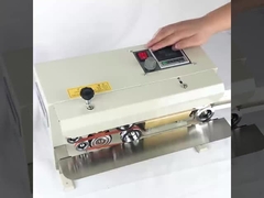 Electrical Semi Automatic Sealing Machine Precise Control For Bag Sealing