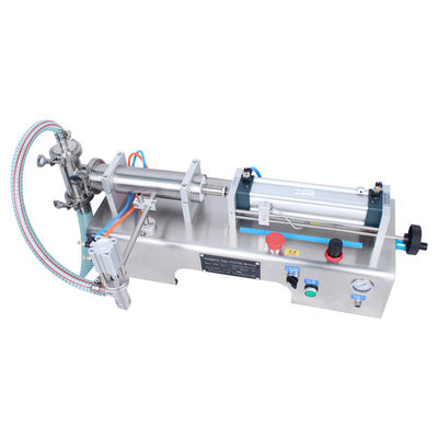 Buy 100 BPH Single Head Oil Soda Cream Water Bottles Bags Liquid Filling Machine for Juice online manufacture