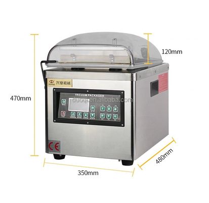 Small Automatic Vacuum Food Hardware Skin Packaging Plastic Bags Machine 580420570 mm