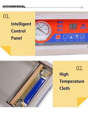 Kitchens Commercial Vacuum Sealing Machine Microcomputer Program Control Table Top