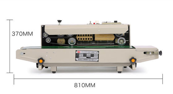 Corrosion Proof Continuous Bag Sealing Machine Energy Efficient Fatigue Resistant