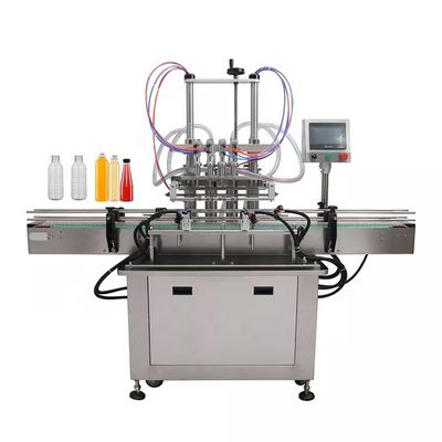 DUOQI YT6T-6G Pneumatic Liquid Filling Machine 6 Filling Nozzles For Milk