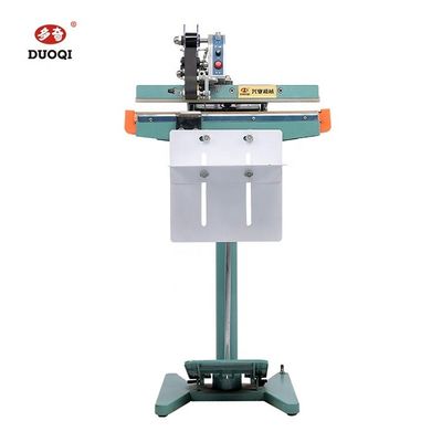 Food Packaging PFS-350-1000 Aluminum Rack Pedal Sealing Machine with Color Strip Coder