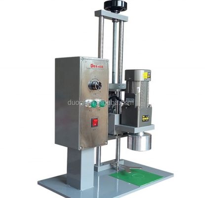 110V DDX-450 Processing Line Manual Glass Crystal Water Perfume Shampoo Plastic Bottle Screw Capping Machine