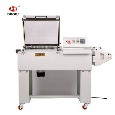 Electric Driven DUOQI FM5540 2 in 1 Shrinksealer for Pet Bottle Carton Box Books Gown