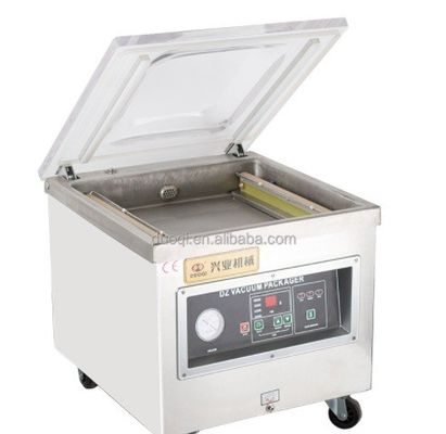 DUOQI DZ-360 Nitrogen Stand Type Double Sealing Bar Vacuum Sealer for Meat Food Packing