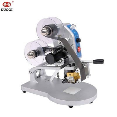 DUOQI DY-8 Hand Impulse Direct Heat Form Ribbon Coding Machine with 2 Line Printing