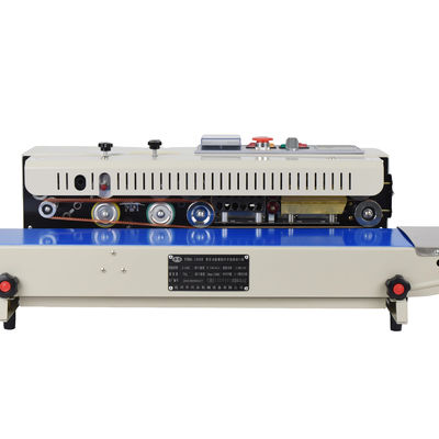 FRD-1000 Food Ink Printing Horizontal Band Sealing Machine for Continuous Bag Sealing
